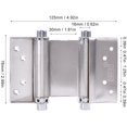 thumbnail image 2 of 3 Inch Stainless Steel Double Action Spring Door Hinge for Saloon Cafe Door Shop Swing- Silver , 2Pcs, 2 of 7