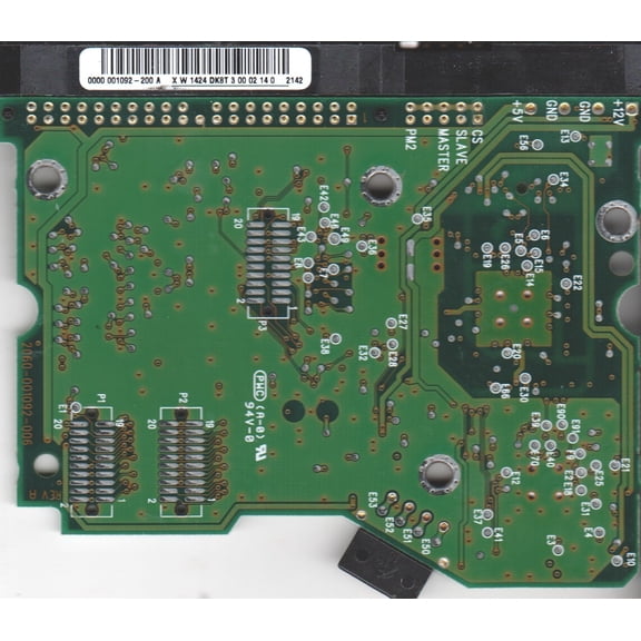 WD1000BB-00CAA0, 0000 001092-200 A, WD IDE 3.5 PCB