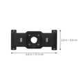 thumbnail image 2 of LABSERRON 2Pcs Plastic Rearview Mirror Mount Bracket for Car Dash Cam Easy Installation Stable and Reliable Holder, 2 of 8