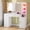 White, variant on Makeup Vanity Desk with 31.5" Mirror and Lights, Modern Fluted Dressing Table with 6 Drawers & Adjustable Shelves & Cabinet, Vanity Table with Charging Station for Bedroom, Fluted Finish