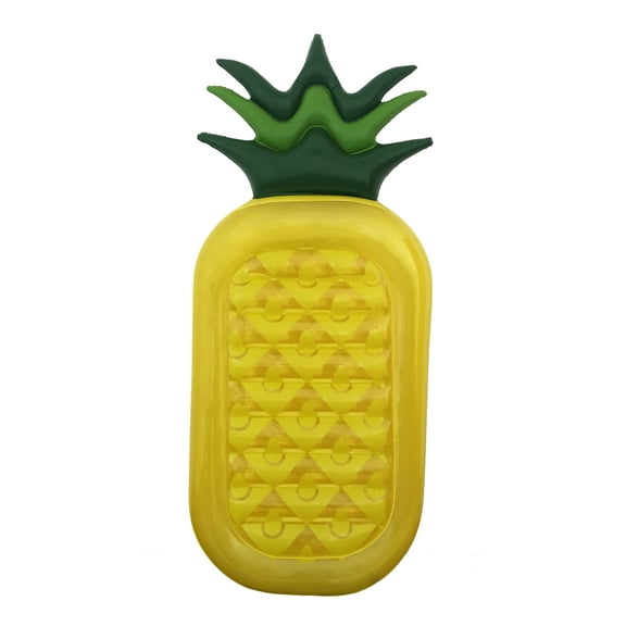 KINREX Pineapple Pool Float - Inflatable Pool Floats for Summer Fun - 71" x 35" - Pool Lounger for Kids & Adults