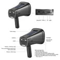 thumbnail image 2 of Megaphone,Solar-powered Portable Amplifier With Portable Bt Pa Function Public With Solar And Public And Ideal And Function Portable Handheld With Public Handheld And With Function Portable, 2 of 7