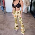 thumbnail image 2 of ShiShine Flare Yoga Pants for Women Soft Print High Waist Bell Bootcut Leggings Stretch Fit Trousers, 2 of 9