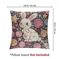 thumbnail image 4 of BANET Throw Pillow Cover Set of 2, Humor Print, Decorative Square Covers for &amp; Sofa, White Pink 12x12in, 4 of 7