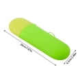 thumbnail image 2 of Powered Toothbrush Cheers.Us Portable Travel Toothbrush Toothpaste Holder Storage Box With Hanger Plastic Candy Color, Powered Toothbrushes & Accessories for Women, 2 of 5