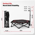 thumbnail image 6 of EAST MOUNT Foldable Trampoline Indoor, Folding Rebounder Trampoline for Adults with Handles, Stable & Quiet, Indoor Outdoor, Whole-Body Workout & Relaxation at Home-42IN, 6 of 8