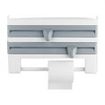 thumbnail image 4 of Domqga Wall-Mount Sauce Bottle Storage Rack Paper Towel Holder Preservative Film Dispenser, Film Dispenser Rack, Film Storage Rack, 4 of 11