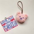 thumbnail image 6 of Bag Decoration Funny Stuffed Dolls with Name Sticker Cartoon Children's Name Tag Keyrings Bag Pendant Bear Pendant Backpack Key Chain Bear Keychain 02, 6 of 8