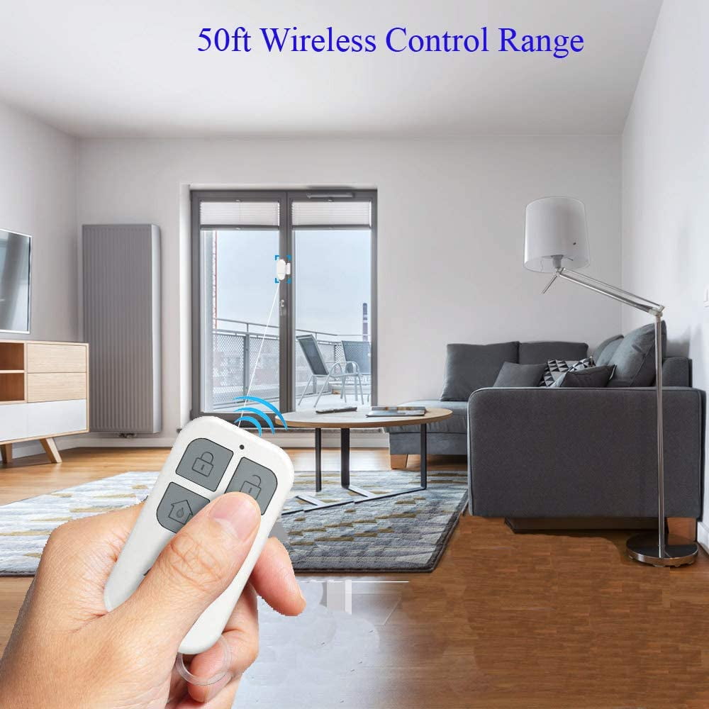 Door Window Pool Alarm with 2 Remote Control,3Pack 130dB Wireless Magnetic Sensor Anti-Theft Door Alarms for Kids Safety Home Store Garage Apartment Business Security