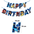 thumbnail image 3 of Globos de cumpleaños kit para decoración de fiesta alusivo a Sonic, 3 of 7