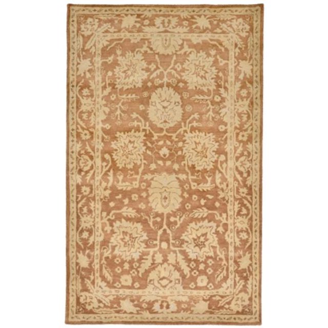 TransOceanImports PTAR8907611 Petra Nain Taupe Rugs 27 in. x 8 ft.