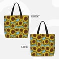 thumbnail image 2 of Balery Sunflowers Bolsa de Mano para Mujeres con Cremallera, Bolsa de Gimnasio con Compartimentos, Bolsa para Laptop, Bolsa para Trabajo, 2 of 7