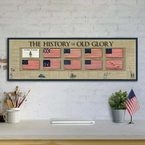 The History of Old Glory - Unframed 11 ¾" x 36"