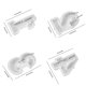 thumbnail image 3 of Epoxy Resin Candle Holder Mold Geometric Arabic Numeral Candle Stand Silicone Mold Candle Holder Brackets Mold Ornament, 3 of 4