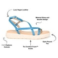 thumbnail image 2 of Journee Collection Womens Jeselia Tru Comfort Foam Ankle Strap Flat Sandals, 2 of 6