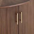 thumbnail image 4 of Studio 55D Muir 39 1/2" Wide Birch 2-Door Demilune Cabinet, 4 of 9