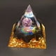thumbnail image 5 of Muyoka Crystal Pyramid Chakra Healing Generador de energía positiva Orgone Pyramid Meditación Yoga Herramienta Home Office Decor Muyoka Hogar, 5 of 7