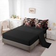 thumbnail image 5 of Castle Fairy Floral Rose 7 Pieces Bedding Comforter Set for Teenagers,Chic Flower Full Bedding Set Lightweight,Spring Graden Fitted Sheet Flat Sheet,Super Cozy Room Decor, 5 of 8