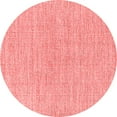 thumbnail image 1 of Ahgly Company Indoor Round Solid Red Modern Area Rugs, 3' Round, 1 of 4