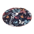 thumbnail image 2 of Kll Flowers Ad Butterflies Christmas Tree Skirt 36",Party Decorations Farmhouse For Christmas Decorations Holiday Party, 2 of 8