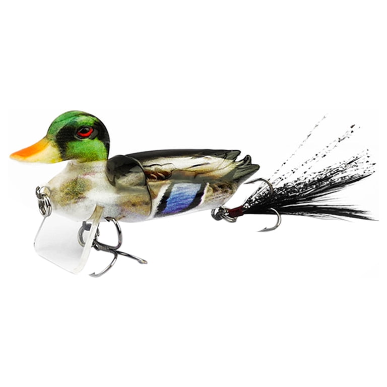 1Pc 7cm/2.76 Artificial Duck Shape Fish Hard Lure Bait River Ocean