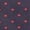 Navy Multi, variant on Active Women's Plus Size Polka Dot Print Top Blouse 1X