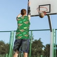 thumbnail image 5 of Sikiie Leopard Print Basketball Jersey Reversible Men's Mesh Athletic Sports Shirts Training Practice S-4XLMedium, 5 of 6