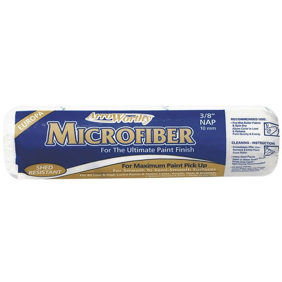 Arroworthy 14MFR3 Nap Microfiber Roller Cover, 14" x 3/8"