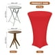 thumbnail image 2 of Mantel de Cóctel Uxcell de Spandex Stretch 2 Pcs Rojo 24" Diámetro x 43" Altura, 2 of 7