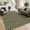Green, variant on Garvee 5'x7' Geometric Area Rug Easy Jute Carpet, Abstract Washable Rug Rainbow Non Slip Indoor Accent Rug for Living Room Bedroom Dining Room, Linen