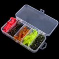 thumbnail image 1 of 20 piezas Cebo suave señuelos de silicona gusanos señuelos conjunto de señuelos de cangrejo de río amarillo rojo naranja shamjiam Cebo de pesca suave, 1 of 9