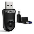 thumbnail image 1 of OTTOCAST Mini 2025 Wireless CarPlay & Android Auto 2-in-1 Adapter, Fast Stable Connection, Plug & Play for iPhone & Android Devices (Black), 1 of 9
