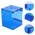 thumbnail image 4 of Miangastore 1 Set Parrot Shower Box Blue Acrylic Bird Bathing Leak Proof Easy Installation 13x6.5in, 4 of 8