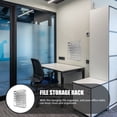 thumbnail image 6 of Shelf File Rack File Display Rack Desktop File Holder Office 41x32.5cm Silver, 6 of 8