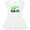 AA-White, variant on Inktastic St Patricks Irish Shamrock Train Girls Toddler Dress