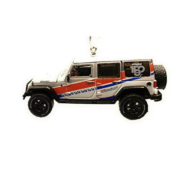 2015 for Jeep Wrangler JKU Unlimited Christmas Ornament 1:64 BF Goodrich