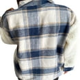thumbnail image 3 of MesaSe Sweat-Shirt à Manches Longues à Carreaux pour Femmes en Molleton Imprimé Léopard, 3 of 5