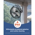 thumbnail image 3 of VEVOR 14 Inch Industrial Wall Mount Fan 3 Speed High Velocity Garage Fan, 3 of 9