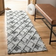 thumbnail image 2 of SAFAVIEH Marbella Melyssa Geometric Diamonds Area Rug, Grey/Charcoal, 5' x 8', 2 of 8