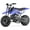 BLUE, variant on QEASET Mini Off-Road Dirt Bike, 49 CC 2-Stroke Gas Bike with Off-Rode Tire, Suspensions, Disc Brakes, Max Load 160Lbs, Max Speed 18Mph, Green