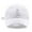 White, variant on Splice Hat Adjustable Washed Hole Casual Unisex Denim Baseball Visor Cap Black One Size