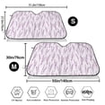 thumbnail image 3 of Balery Lavender Flowers Print Car Windshield Sun Shade,Windshield Sunshade for Car Pickup Truck SUV Accessories-Medium, 3 of 7