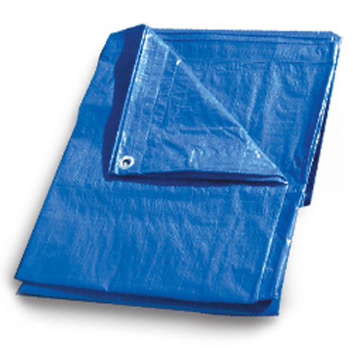 CWC RegularDuty Tarp 12' x 14', Blue (Pack of 6 tarps)