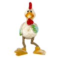 thumbnail image 4 of Rooster, Cow, Duck or Frog Garden Friend Figurine with Dangle Legs 4 Piece Set, 4 of 8