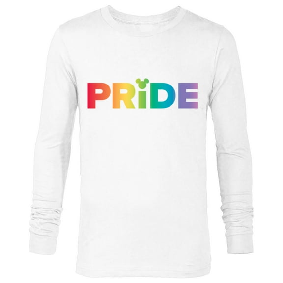 Disney Mickey Mouse Pride - Long Sleeve T-Shirt for Men - Customized-White