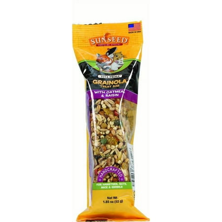 Sunseed Vita Prima Grainola Oatmeal & Raisin Dry Small Animal Treat, 1.85 Oz