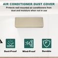 thumbnail image 4 of Uxcell Air Conditioner Cover Indoor AC Cover Knitted Dustproof Dust Covers for Wall Mount Split Air Conditioner Yellow 37.8", 4 of 6