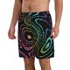 thumbnail image 2 of Balery Rainbow Glitter Traje de Baño Estilo Hawaiano para Hombre, Shorts de Secado Rápido con Bolsillos-Small, 2 of 6