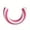Pink, variant on U-Shaped Striped Inflatable Float, Swimming Water Lounge Floating Raft Blue
