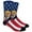 America / Donald Trump, variant on Mens Novelty Socks Colorful Funny Pattern Dress Casual Socks- America/Donald Trump, 10-13, 1 Pair